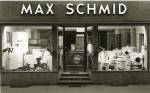 Historisches Foto des Ladengeschäfts „Max Schmid“