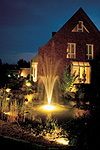 Unterwasser-LED-Strahler im Teich